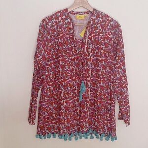NWT Roller Rabbit Josefina Blouse